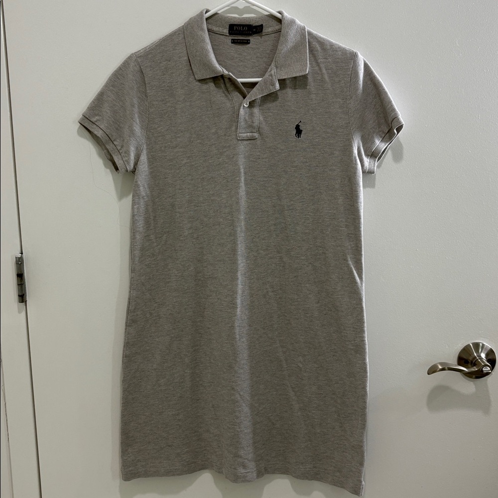 Ralph Lauren Heather Gray Polo Dress